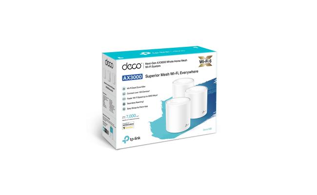 TP-Link Deco X60 (3-pack) AX3000 Whole Home